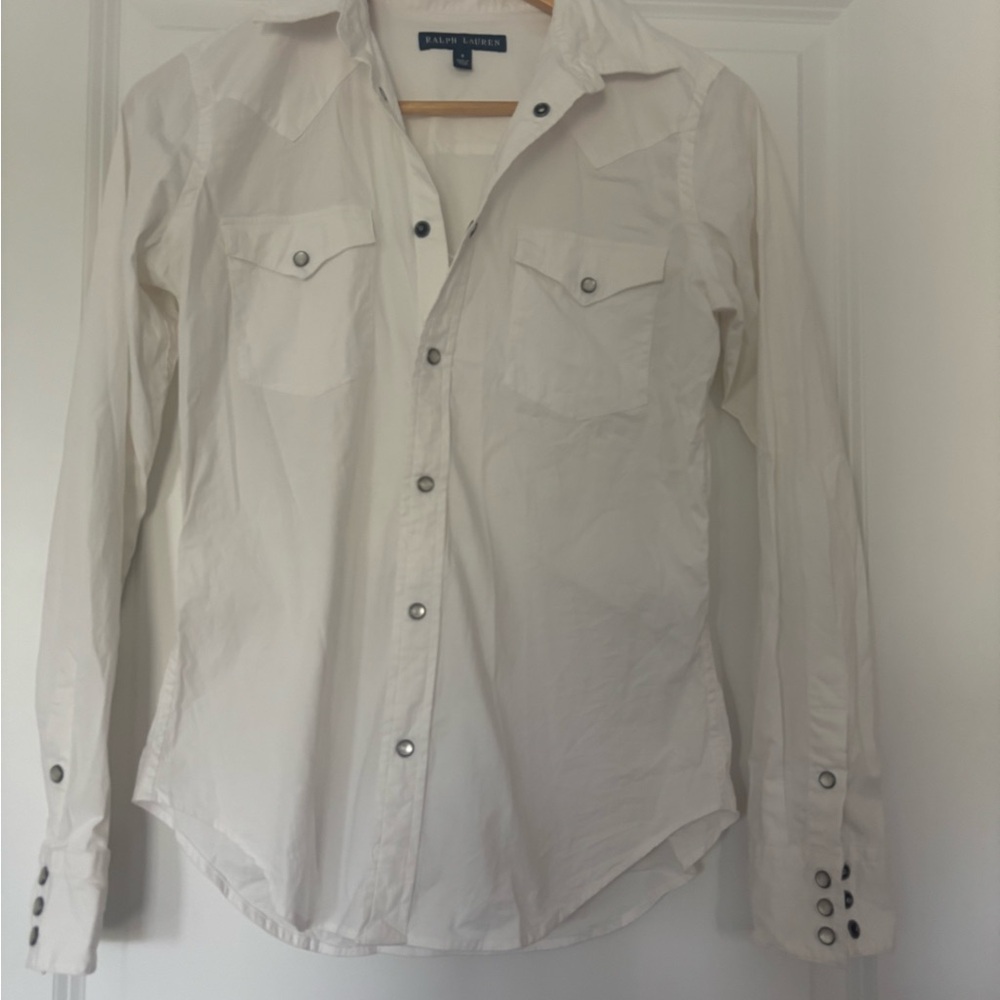 Womens Ralph Lauren Western Shirt